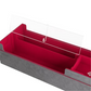 GAMEGENIC CARDS' LAIR 1000+ PRO GRAY/RED
