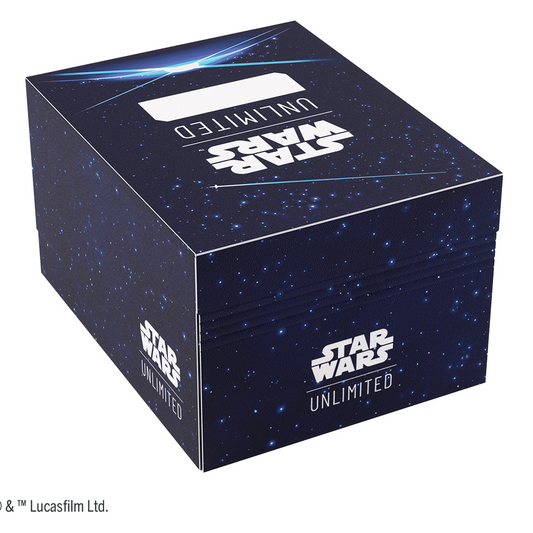 STAR WARS UNLIMITED SOFT CRATE TWIN SUNS: CARD BACK BLUE