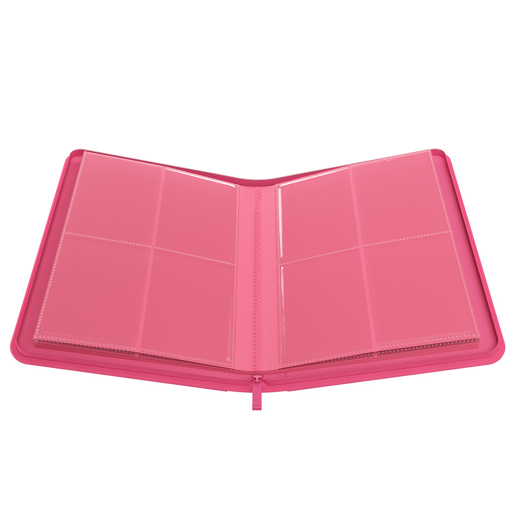 GAMEGENIC ZIP-UP ALBUM 8-POCKET PINK