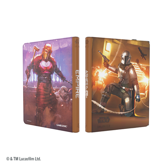 STAR WARS UNLIMITED ZIP-UP ALBUM 18 POCKET THE ARMORER & WHISTLING BIRDS