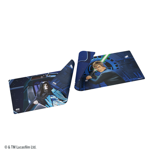 STAR WARS UNLIMITED DOUBLE-SIDED PLAYMAT LUKE SKYWALKER/EMPEROR PALPATINE
