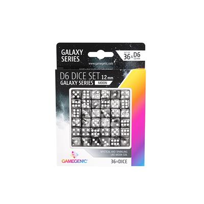 GAMEGENIC D6 DICE 36CT SET MOON