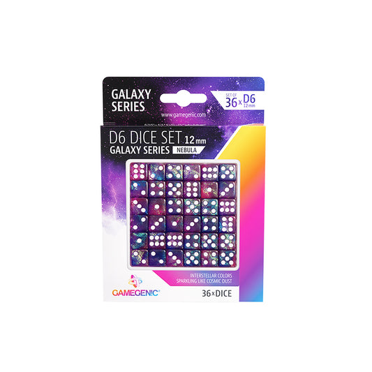 GAMEGENIC D6 DICE 36CT SET NEBULA