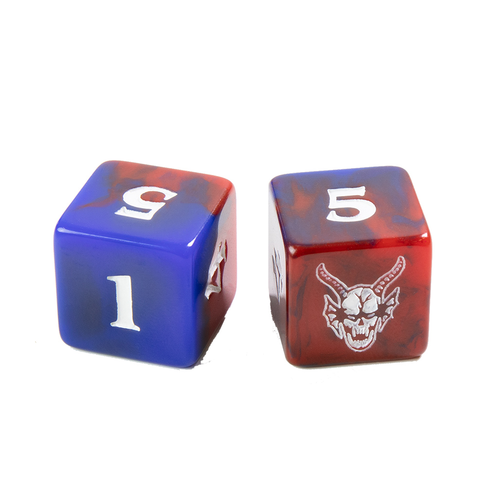 GAMEGENIC STRANGER THINGS HELLFIRE CLUB D6 DICE SET