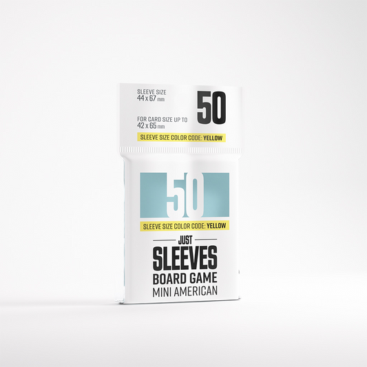 JUST SLEEVES: BOARD GAME MINI AMERICAN (50)