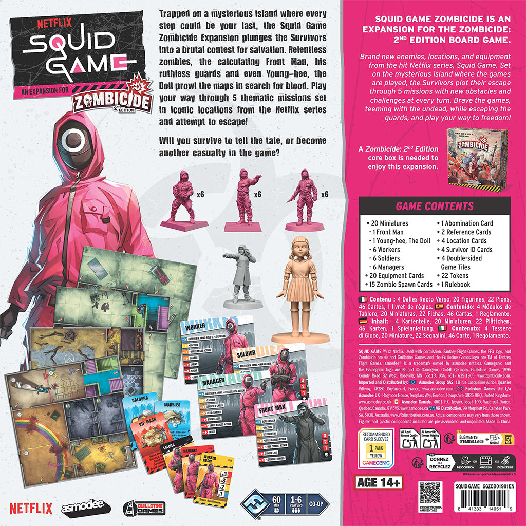 ZOMBICIDE SQUID GAMES EXPANSION