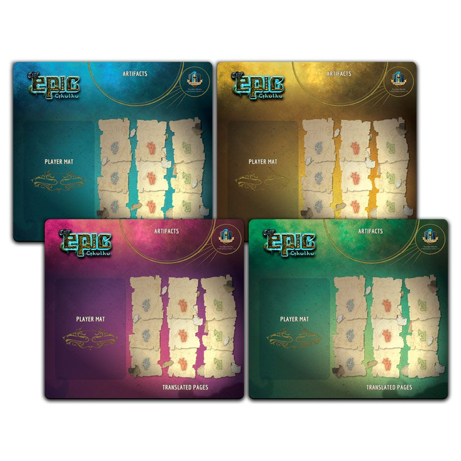 TINY EPIC CTHULHU: PLAYER MATS (4)