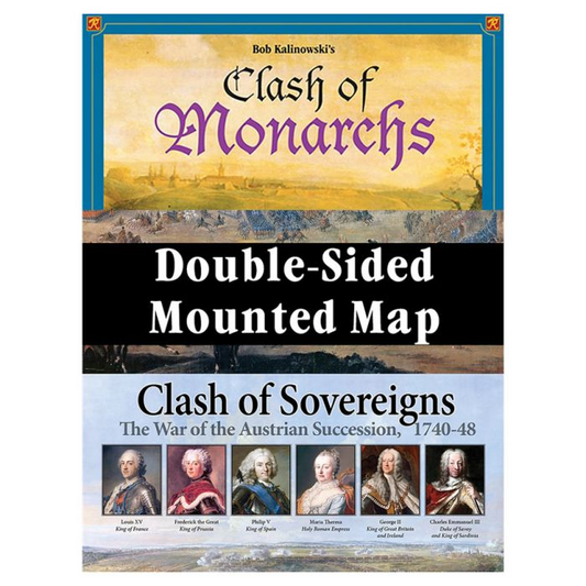 CLASH OF SOVEREIGNS 2-SIDED MOUNTED MAP