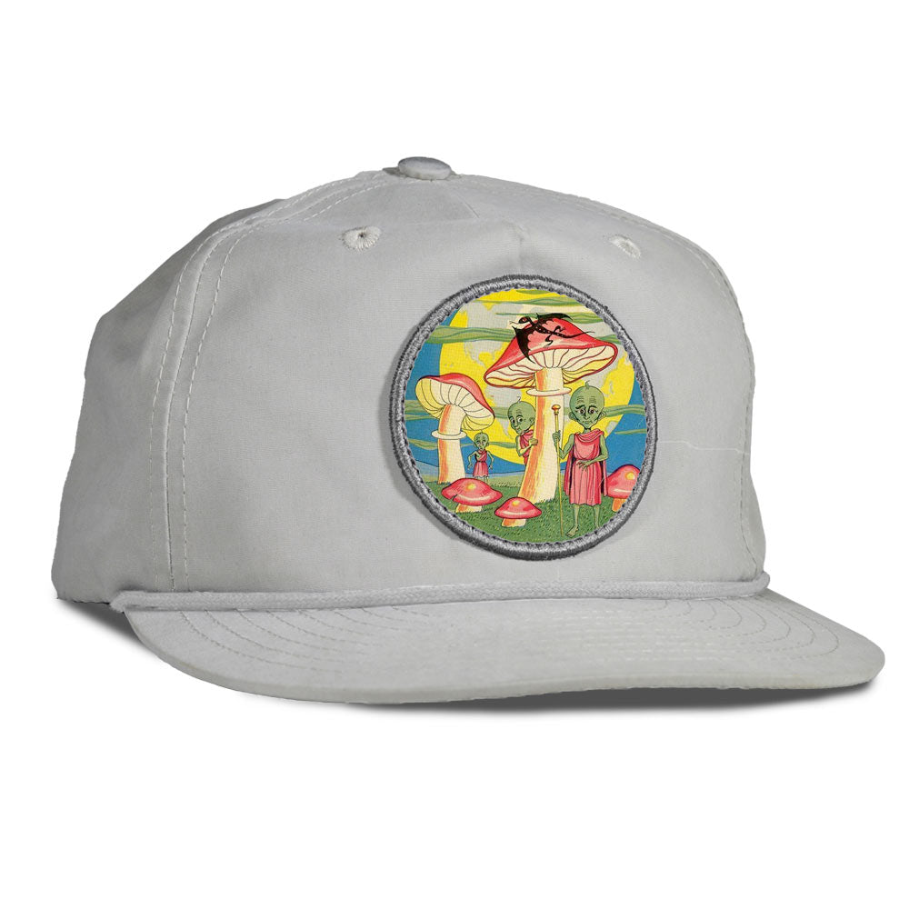 PSYCHEDELIC ALIEN MUSHROOMS - PALMER ROPE HAT