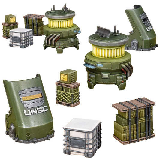 HALO FLASHPOINT UNSC SCENERY SET