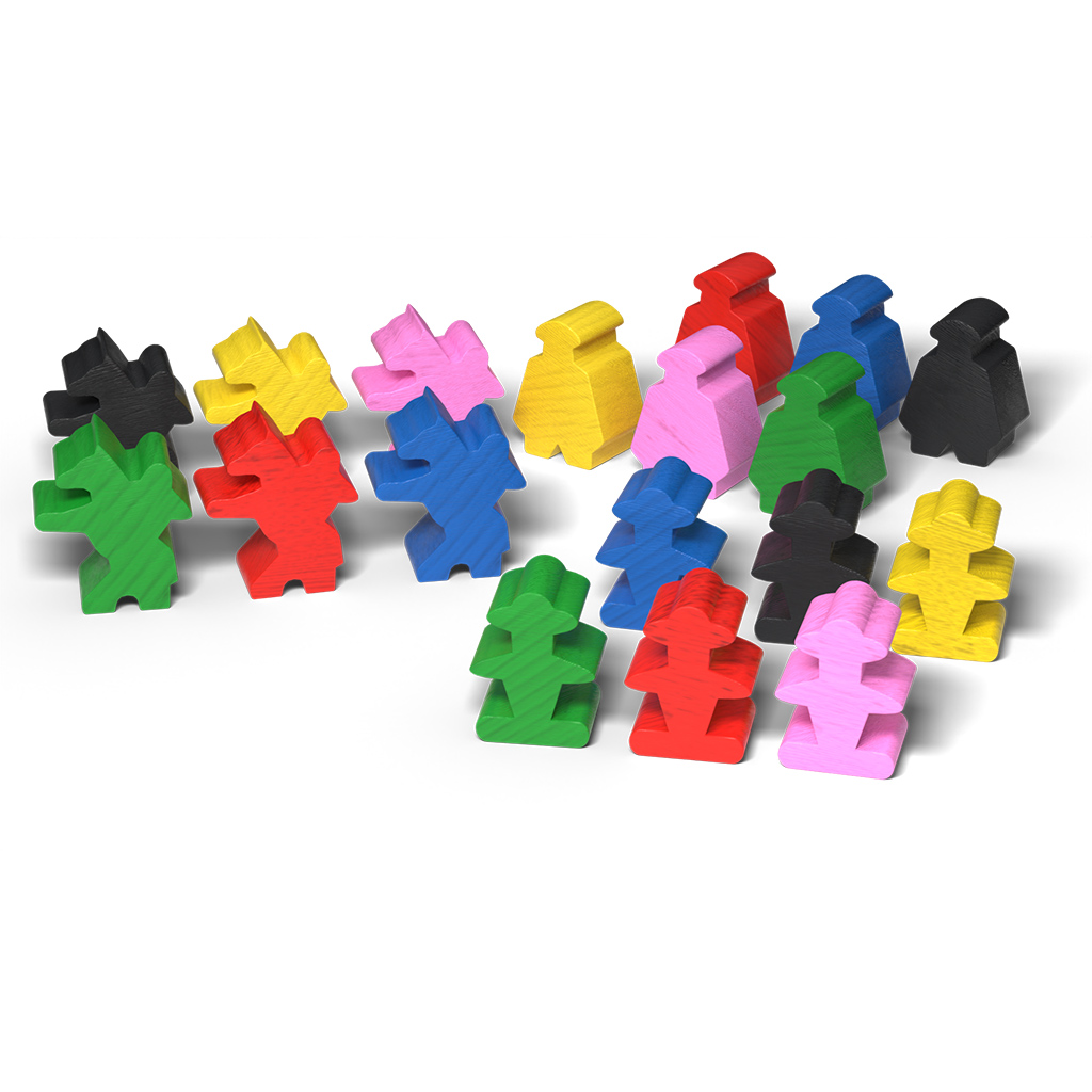 CARCASSONNE MESSENGERS & MAYORS EXPANSION 5