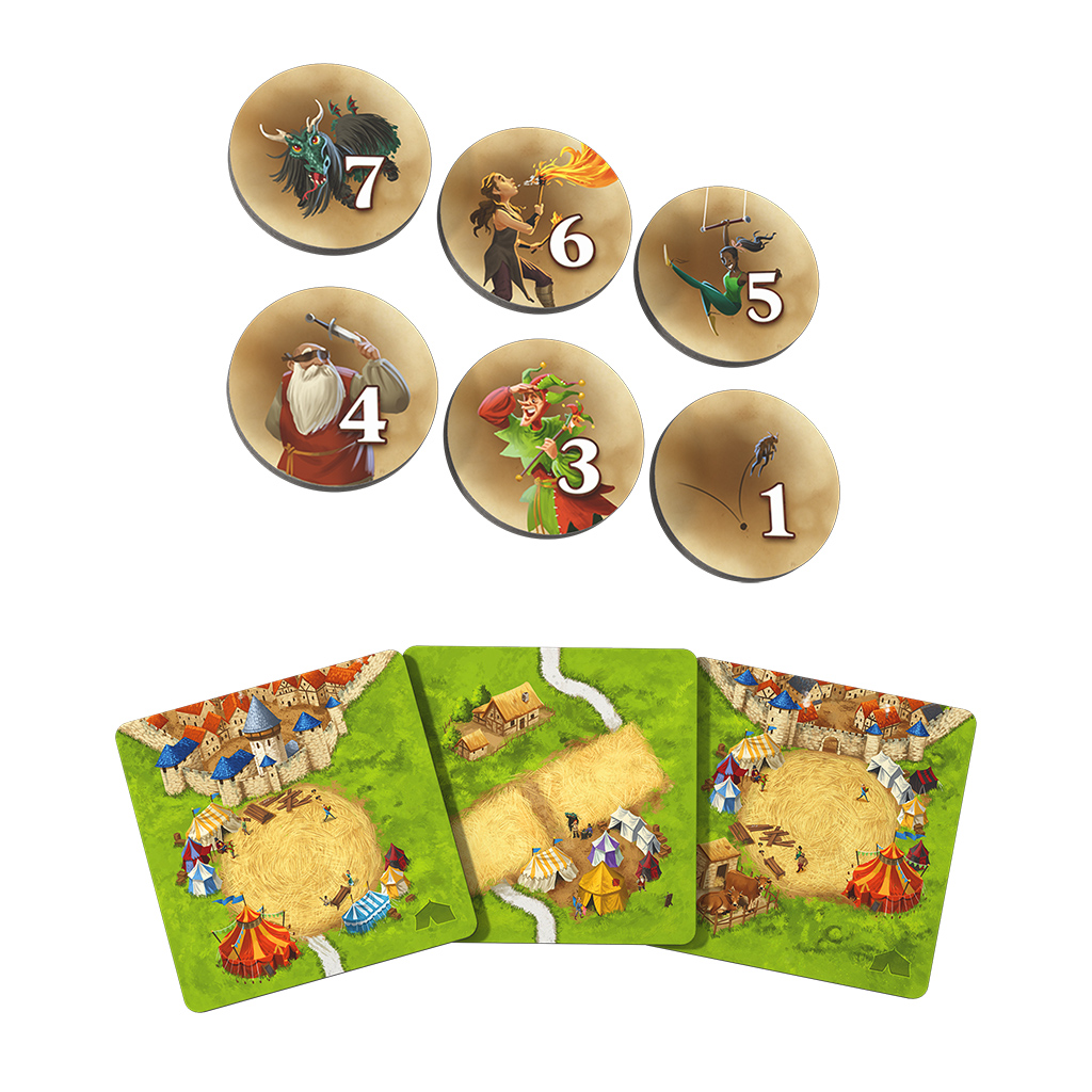 CARCASSONNE CIRCUS & ARTISTS EXPANSION 10