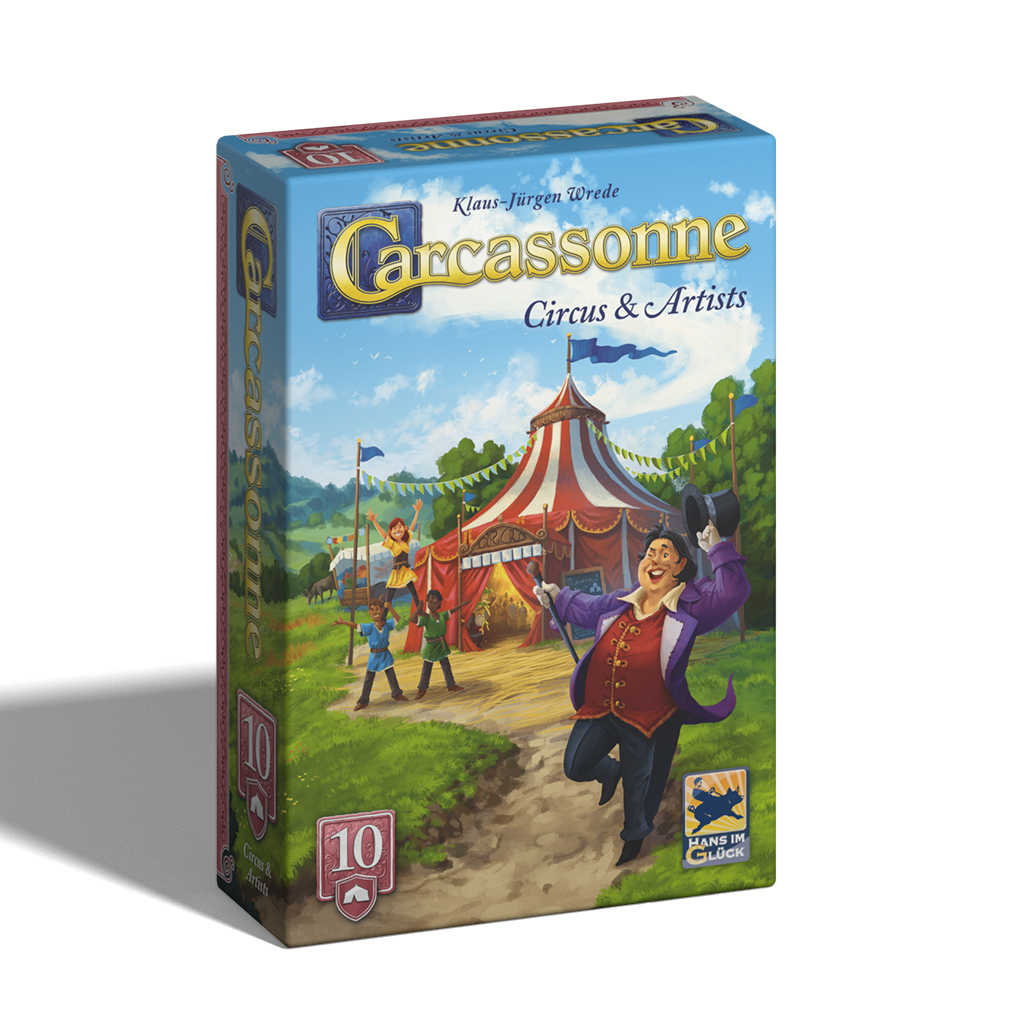 CARCASSONNE CIRCUS & ARTISTS EXPANSION 10