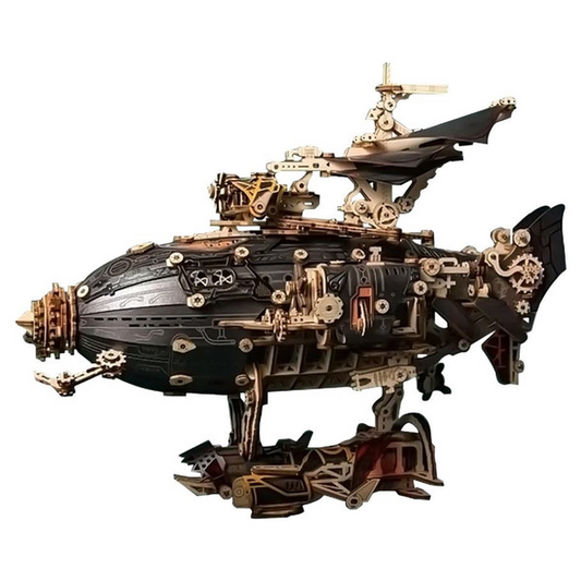 3-D MFANTASY AIRSHIP: GREY