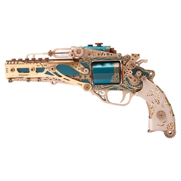 3-D STEAM REVOLVER: BLUE