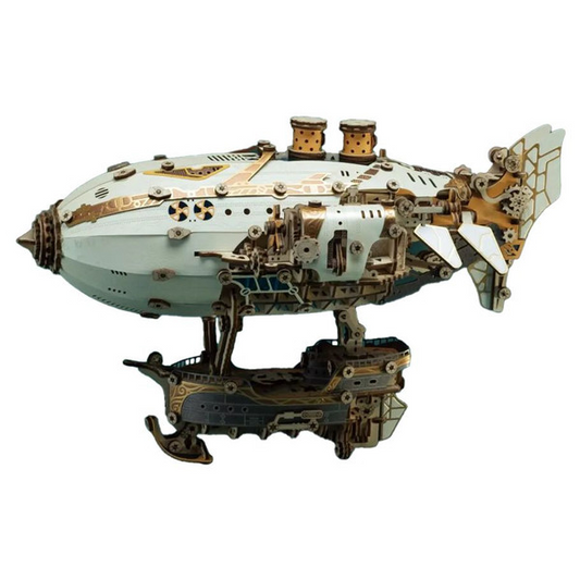 3-D MFANTASY AIRSHIP: WHITE