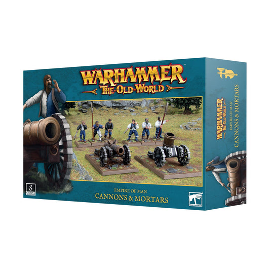 THE OLD WORLD EMPIRE OF MAN CANNONS & MORTARS