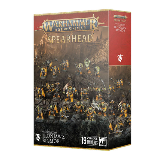 AGE OF SIGMAR ORRUK WARCLANS IRONJAW SPEARHEAD