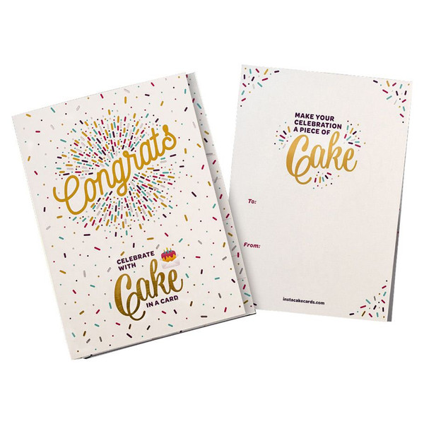INSTACAKE CONGRATS! CARD