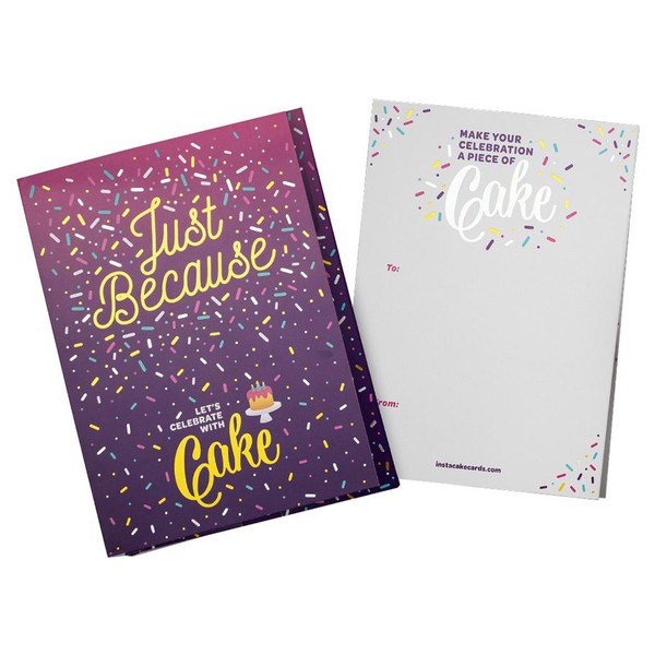 INSTACAKE JUST BECAUSE CARD
