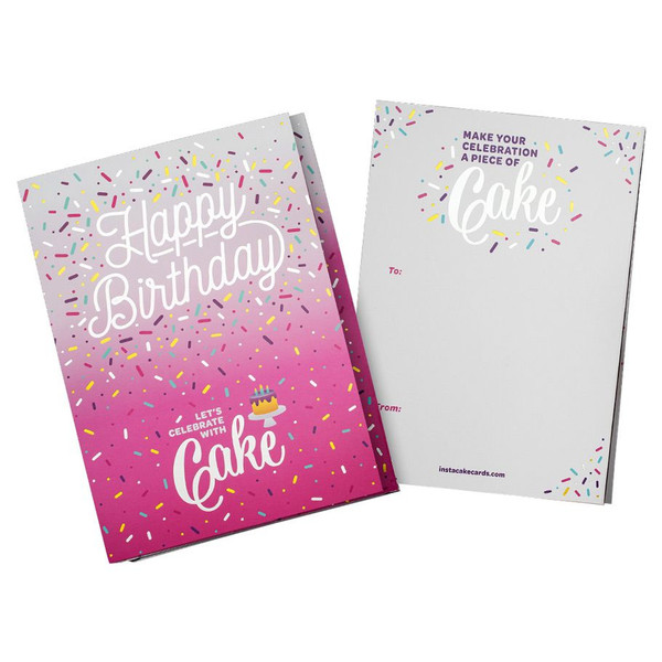 INSTACAKE HAPPY BIRTHDAY CARD