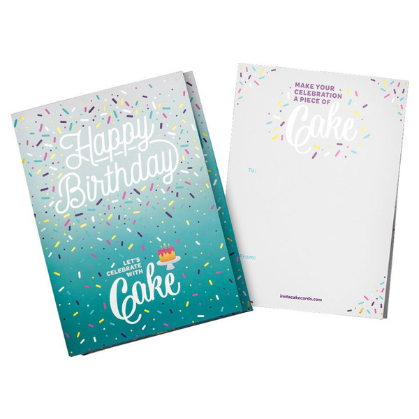 INSTACAKE HAPPY BIRTHDAY CARD