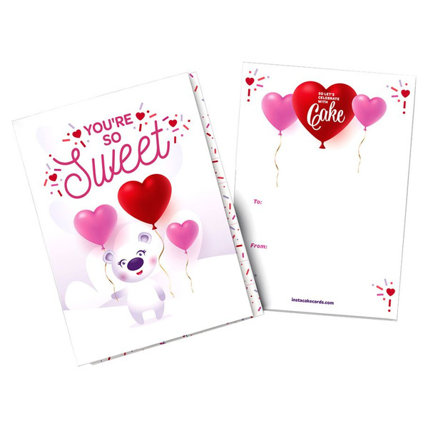 INSTACAKE YOU'RE SO SWEET CARD