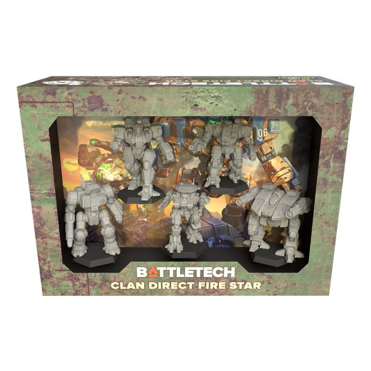 BATTLETECH CLAN DIRECT FIRE STAR