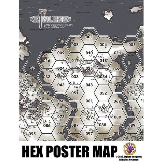 KINLESS RPG POSTER MAP