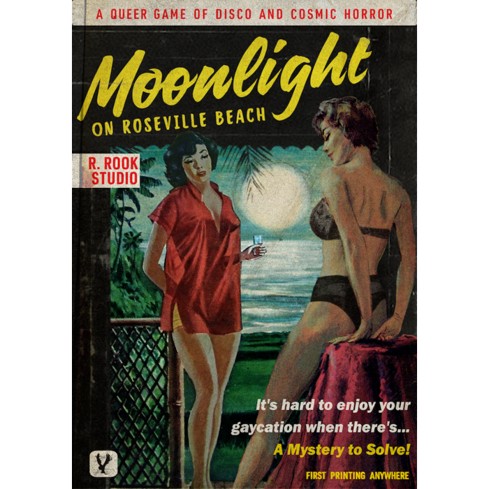 MOONLIGHT ON ROSEVILLE BEACH HARDCOVER