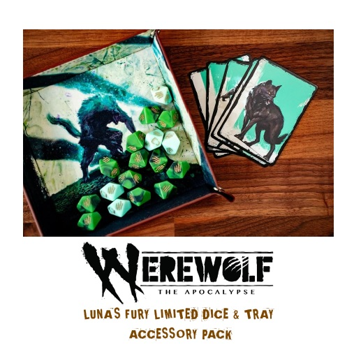WEREWOLF RPG: LUNA'S FURY DICE & TRAY