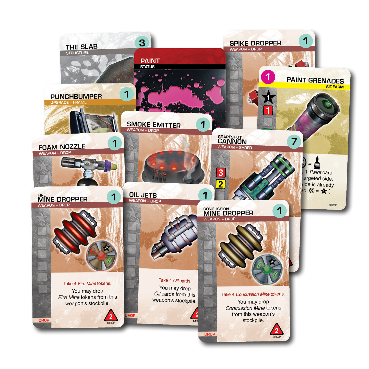 CAR WARS 6E DROPPED WEAPONS PACK