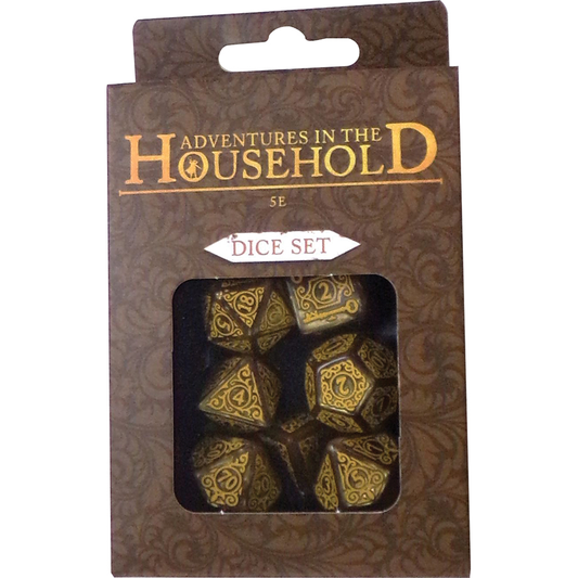 ADVENTURES IN THE HOUSEHOLD 5E DICE SET