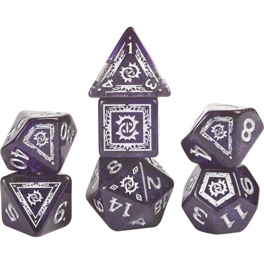 D&D ADVENTURE DICE: WARLOCK PURPLE