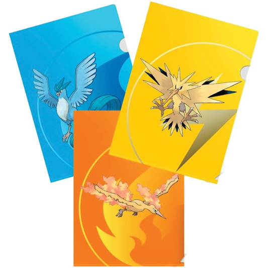 POKEMON TOURNAMENT FOLIOS (3): ZAPDOS, MOLTRES, ARTICUNO
