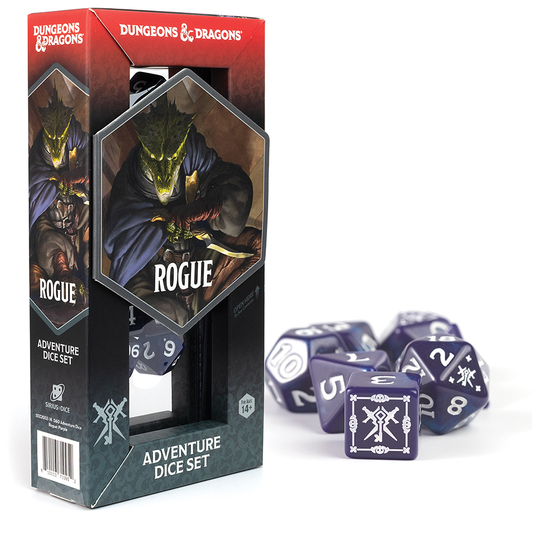 D&D ADVENTURE DICE: ROGUE PURPLE