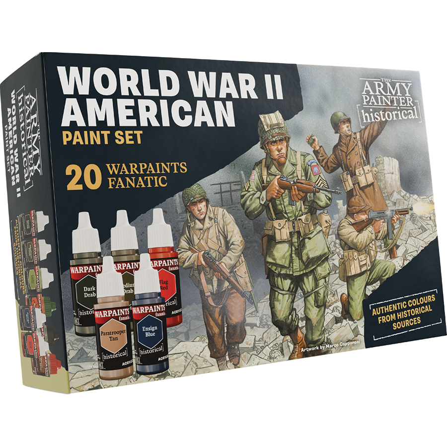 WARPAINTS FANATIC WWII AMERICAN PAINT SET