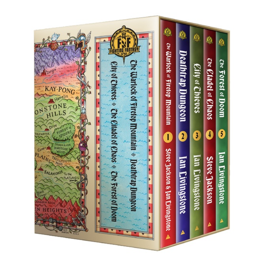 FIGHTING FANTASY BOOKS 1-5 SLIPCASE