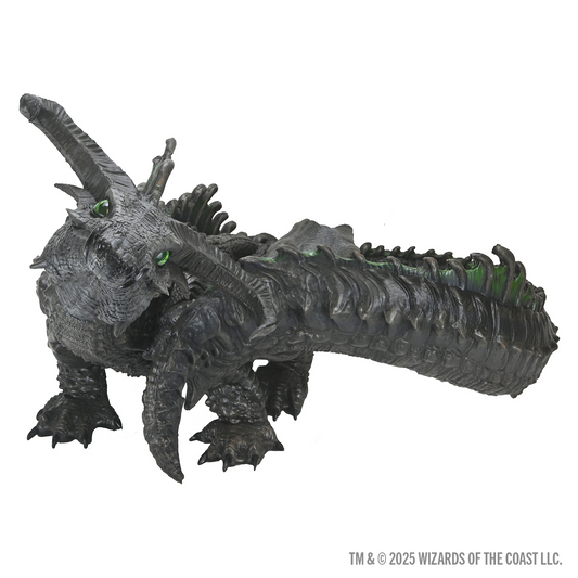 D&D REPLICAS OF THE REALMS LIFE-SIZE BLACK DRAGON WYRMLING
