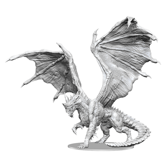 D&D NOLZUR'S UNPAINTED ADULT BLUE DRAGON
