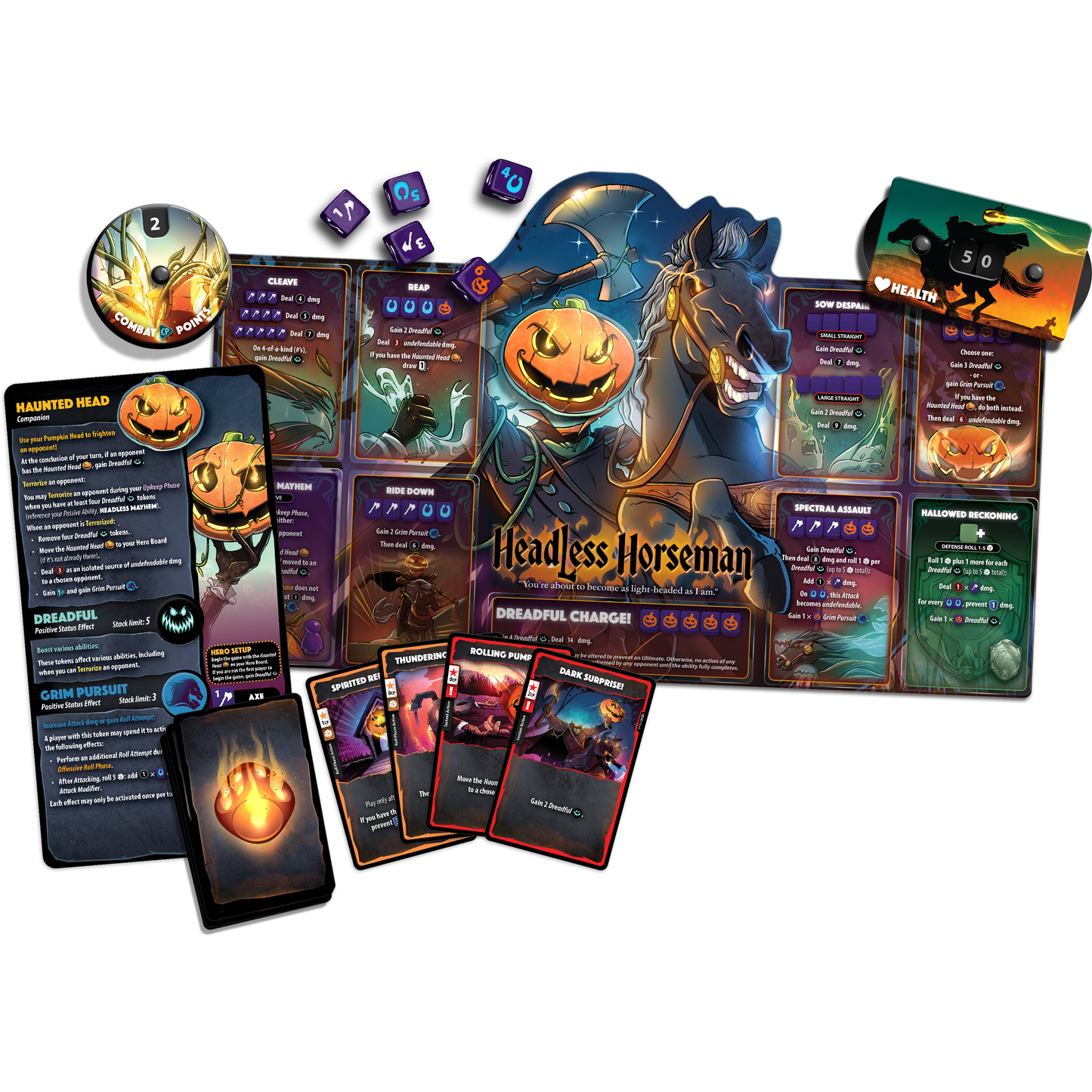 DICE THRONE HERO PACK: HEADLESS HORSEMAN