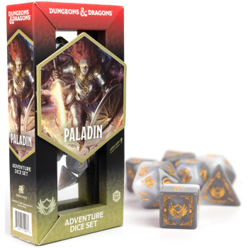 D&D ADVENTURE DICE: PALADIN WHITE/GREY