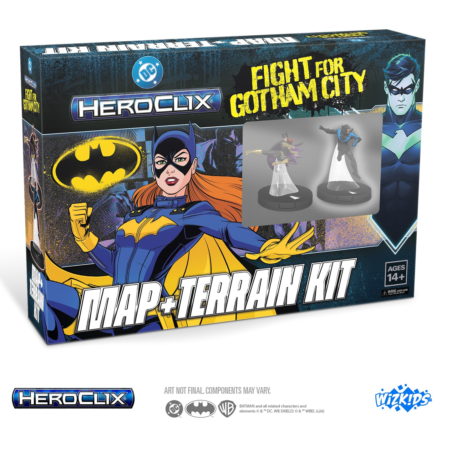 HEROCLIX FIGHT FOR GOTHAM CITY MAP & TERRAIN KIT