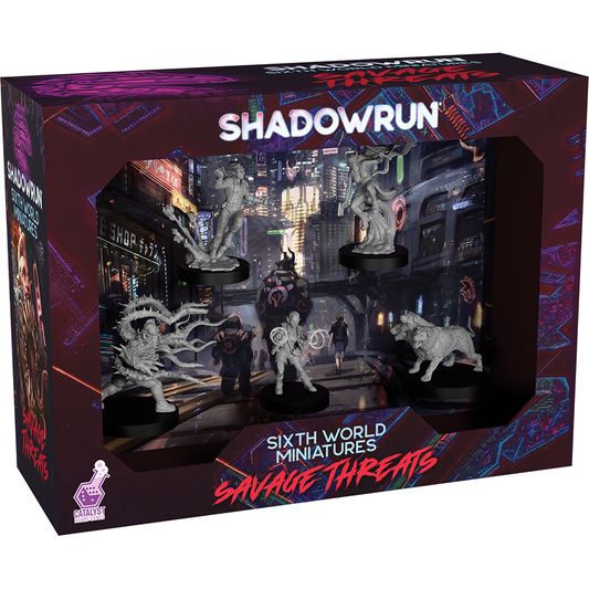SHADOWRUN SAVAGE THREATS MINIATURES