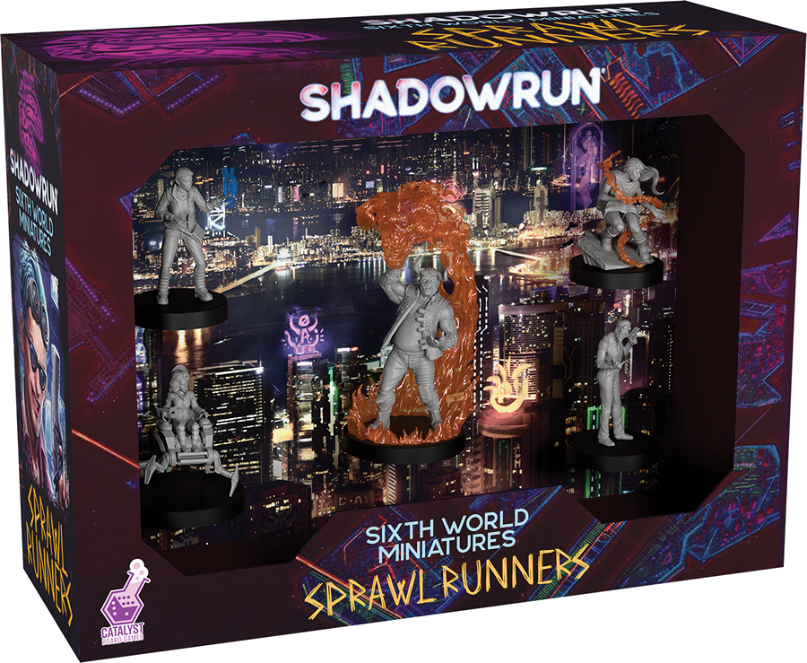 SHADOWRUN SPRAWL RUNNERS MINIATURES