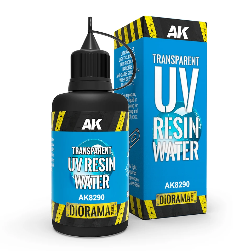 AK TRANSPARENT UV RESIN WATER 30ml