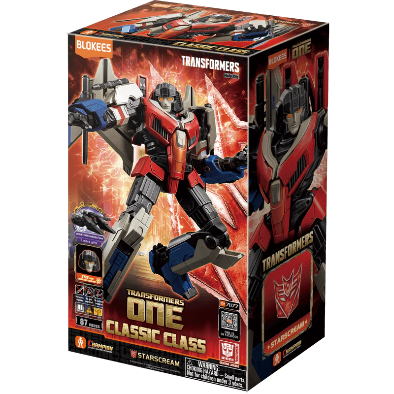 TRANSFORMERS BLOKEES CLASSIC CLASS STARSCREAM