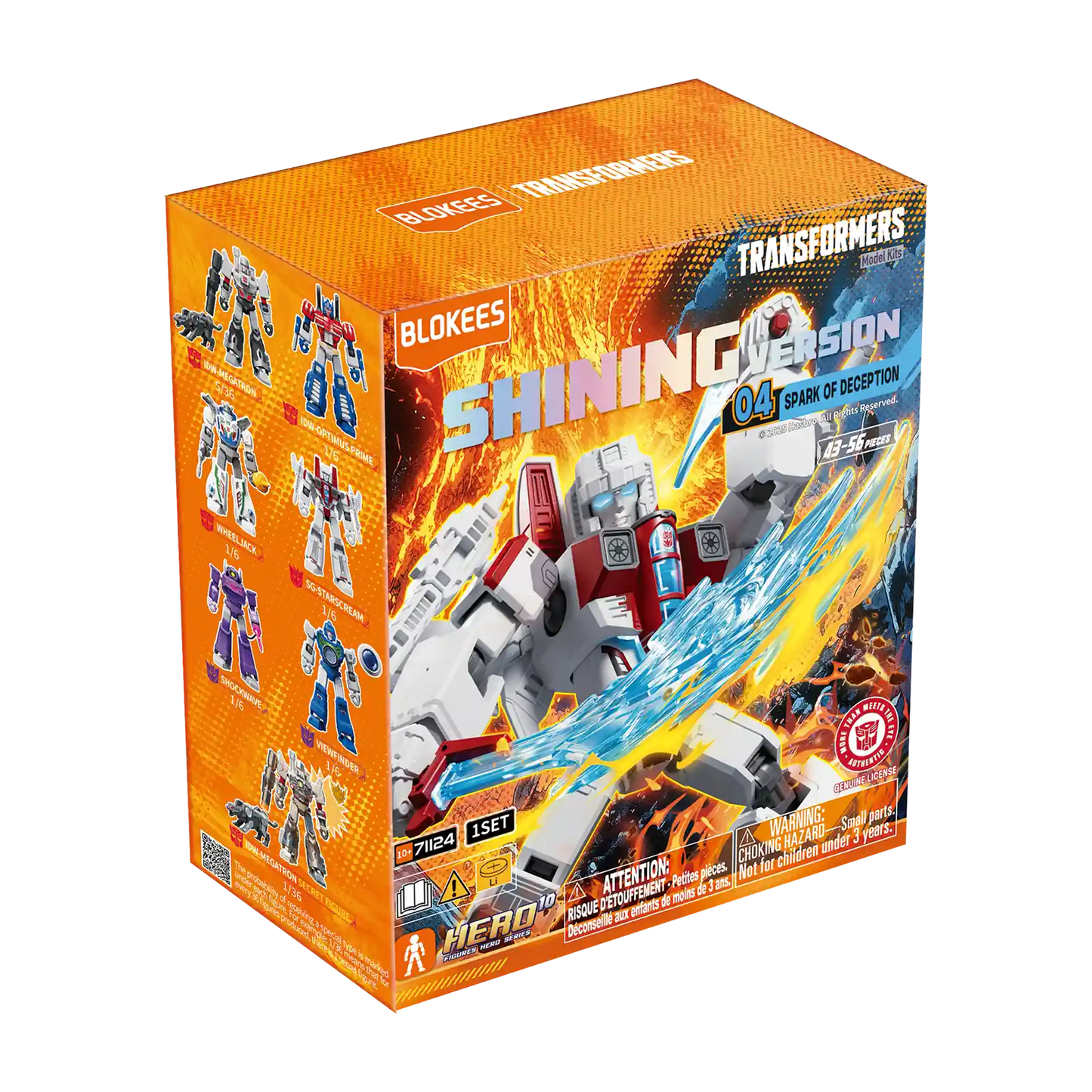 TRANSFORMERS BLOKEES SHINING VERSION 04 SPARK OF DECEPTION BLIND BOX