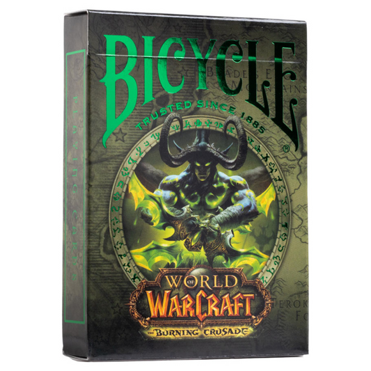 BICYCLE WORLD OF WARCRAFT BURNING CRUSADE PLAYING CARDS