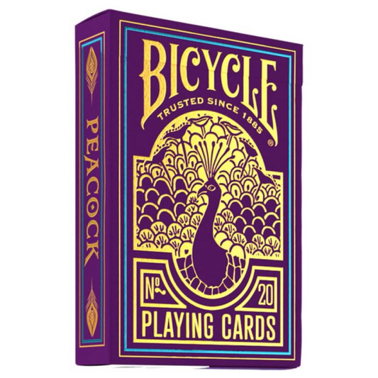 BICYCLE PLAYING CARDS PURPLE PEACOCK